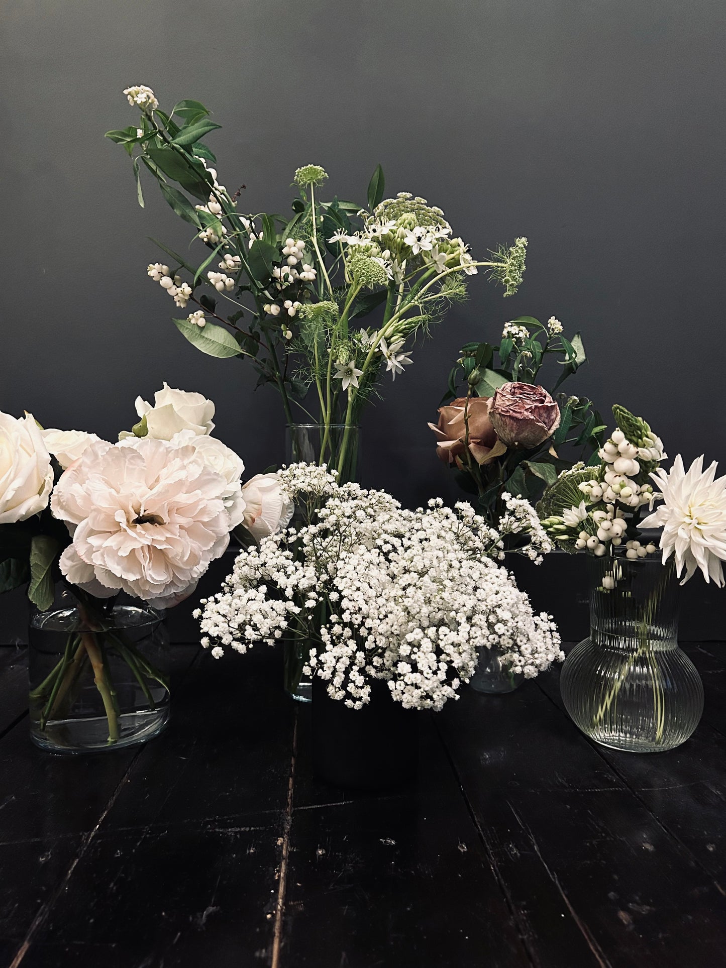 Rent | Top Table Fresh Flower Bud Vases & Bowls