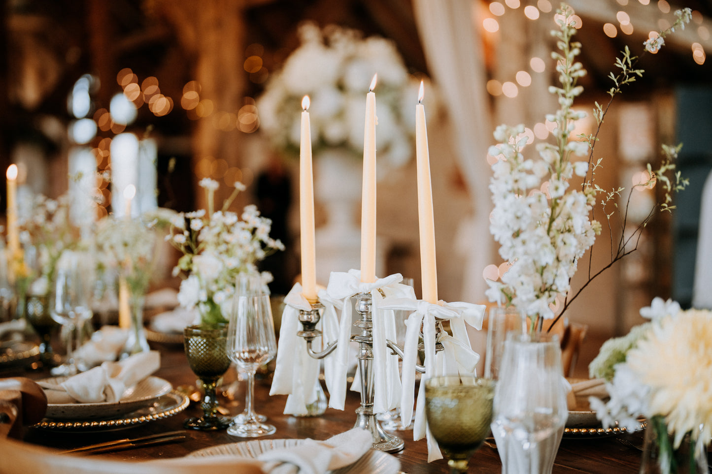 Ribbon Candelabra | Rental