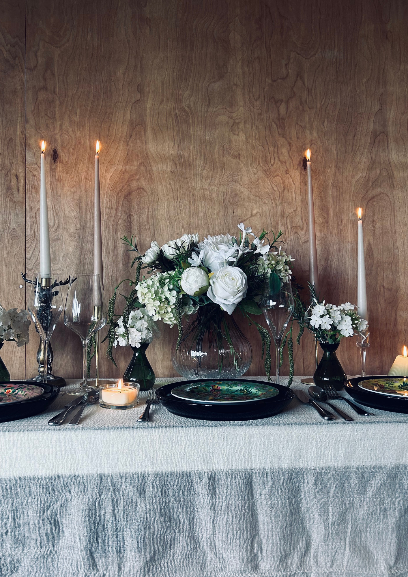 Rent | Centrepiece | Faux & Fresh Flower Combination