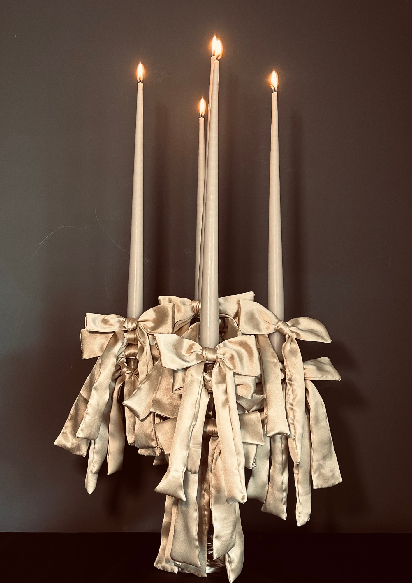 Ribbon Candelabra | Rental